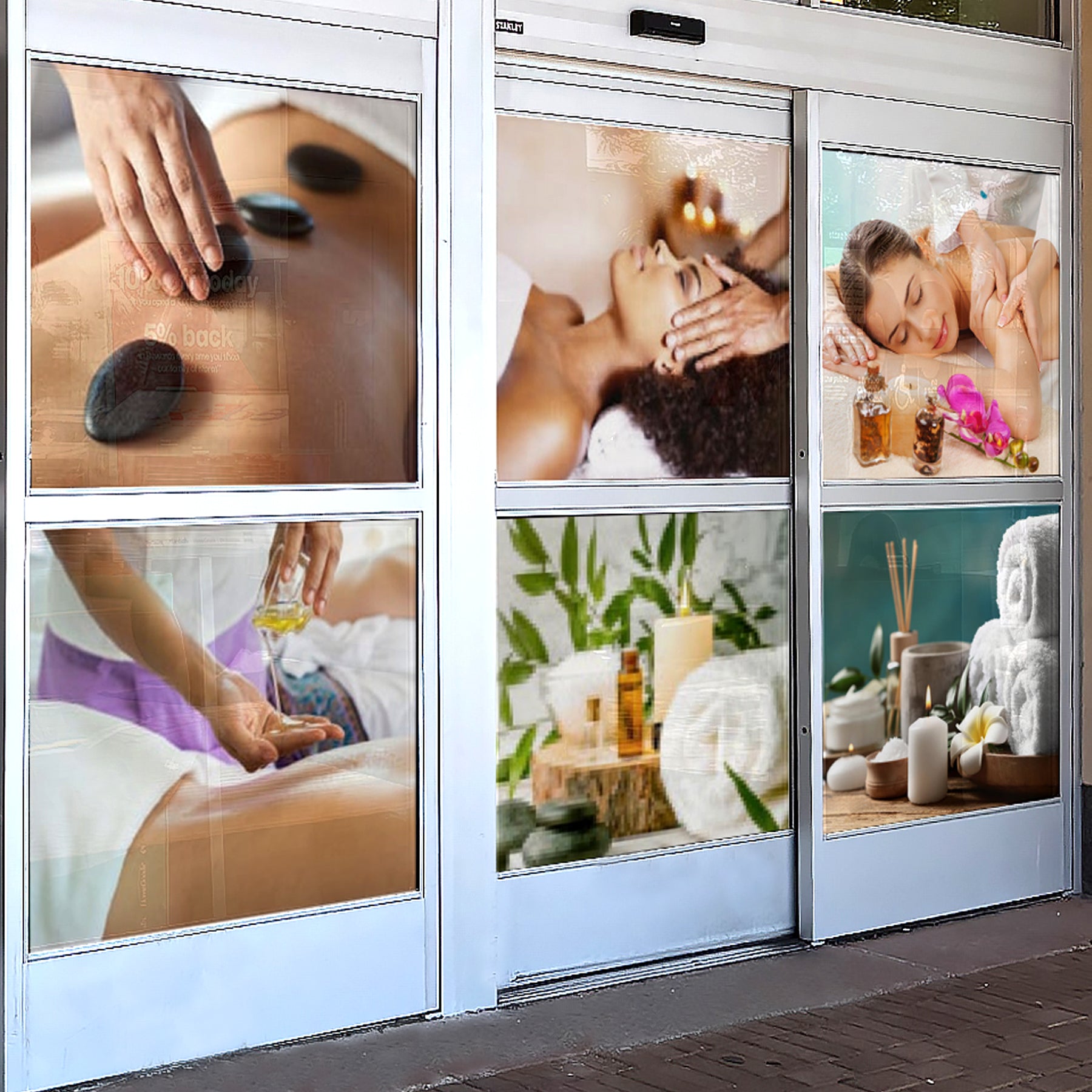 Perforated Window Decals oneway Custom Prints