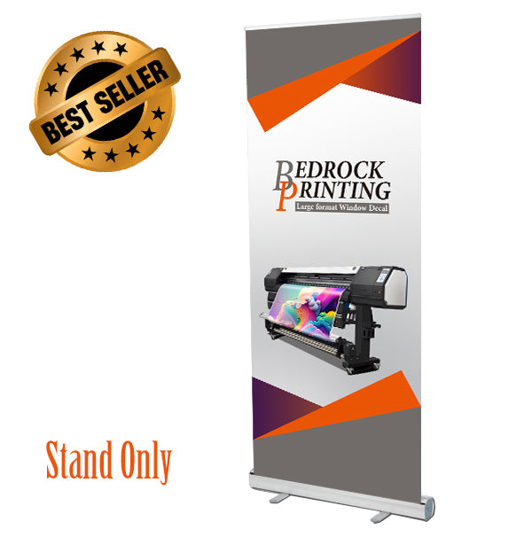 Retractable Roll Up Banner Stand 33" - Stand Only