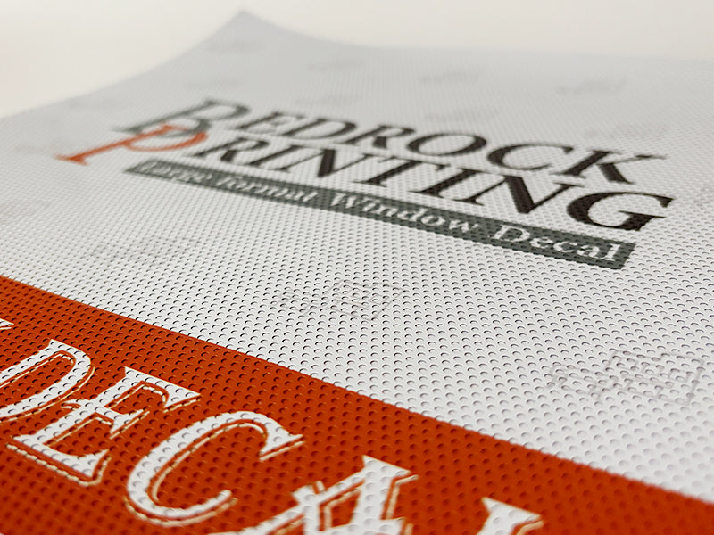 Perforated Window Decals oneway Custom Prints