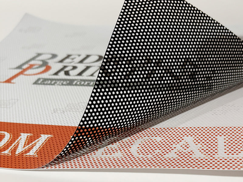 Perforated Window Decals oneway Custom Prints