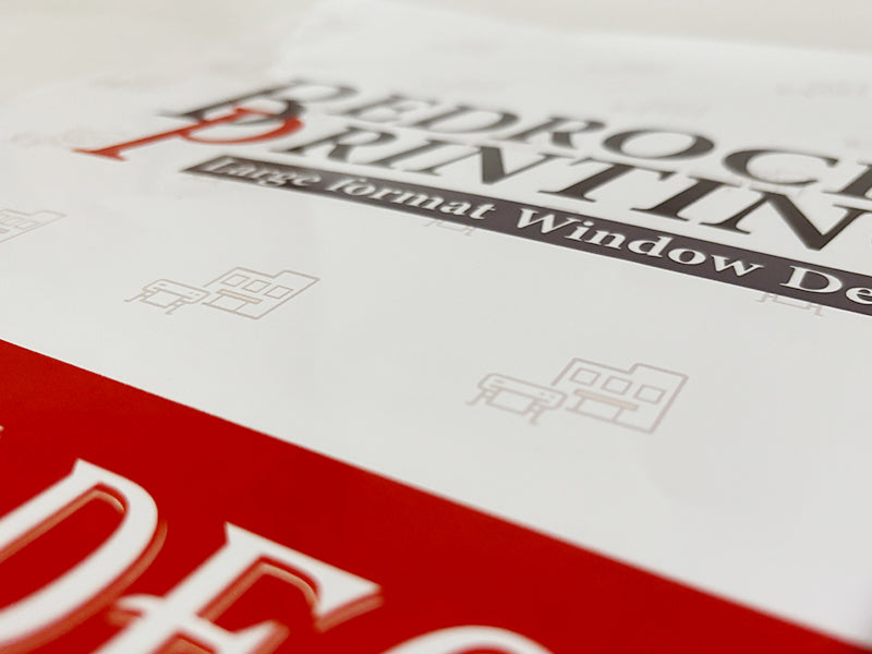 Static Window Clings Custom Prints