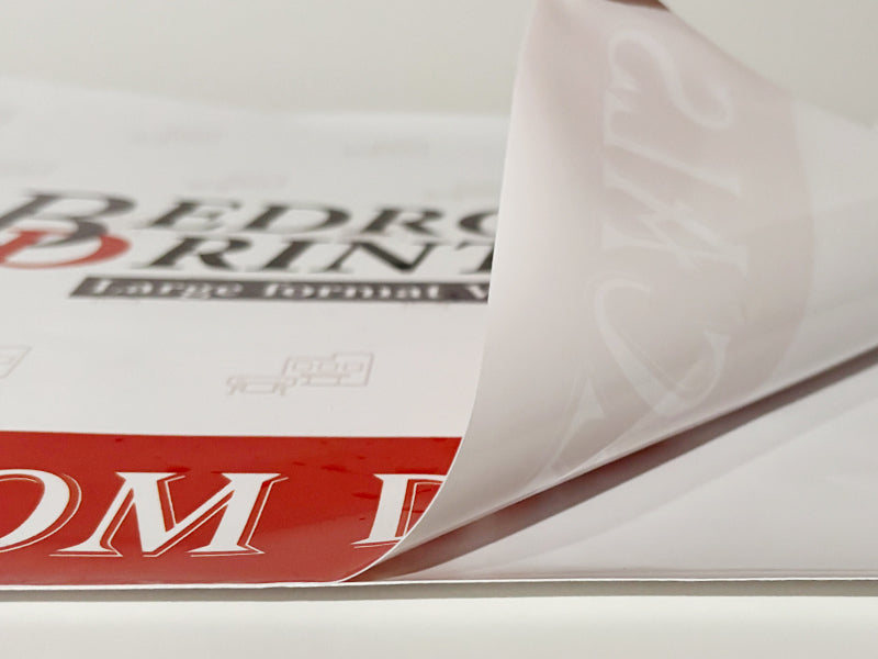 Static Window Clings Custom Prints